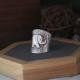 1pcs 990 Sterling Silver Wide Band Elephant Open Ring, Boho Ethnic Style, For Daily Wear & Casual Bohemian Outfits