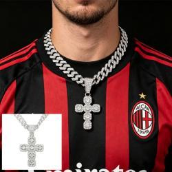 13mm-width-football-pendant-necklacefull-diamond-cross-pendant-necklace-3d-diamond-gold-zinc-alloy-stainless-steel-religious-zircon