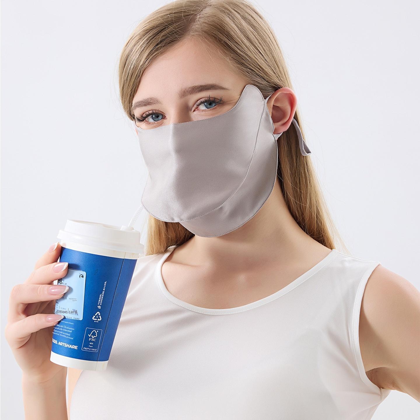 Open-face Sun-protection Mask For Women UV-blocking