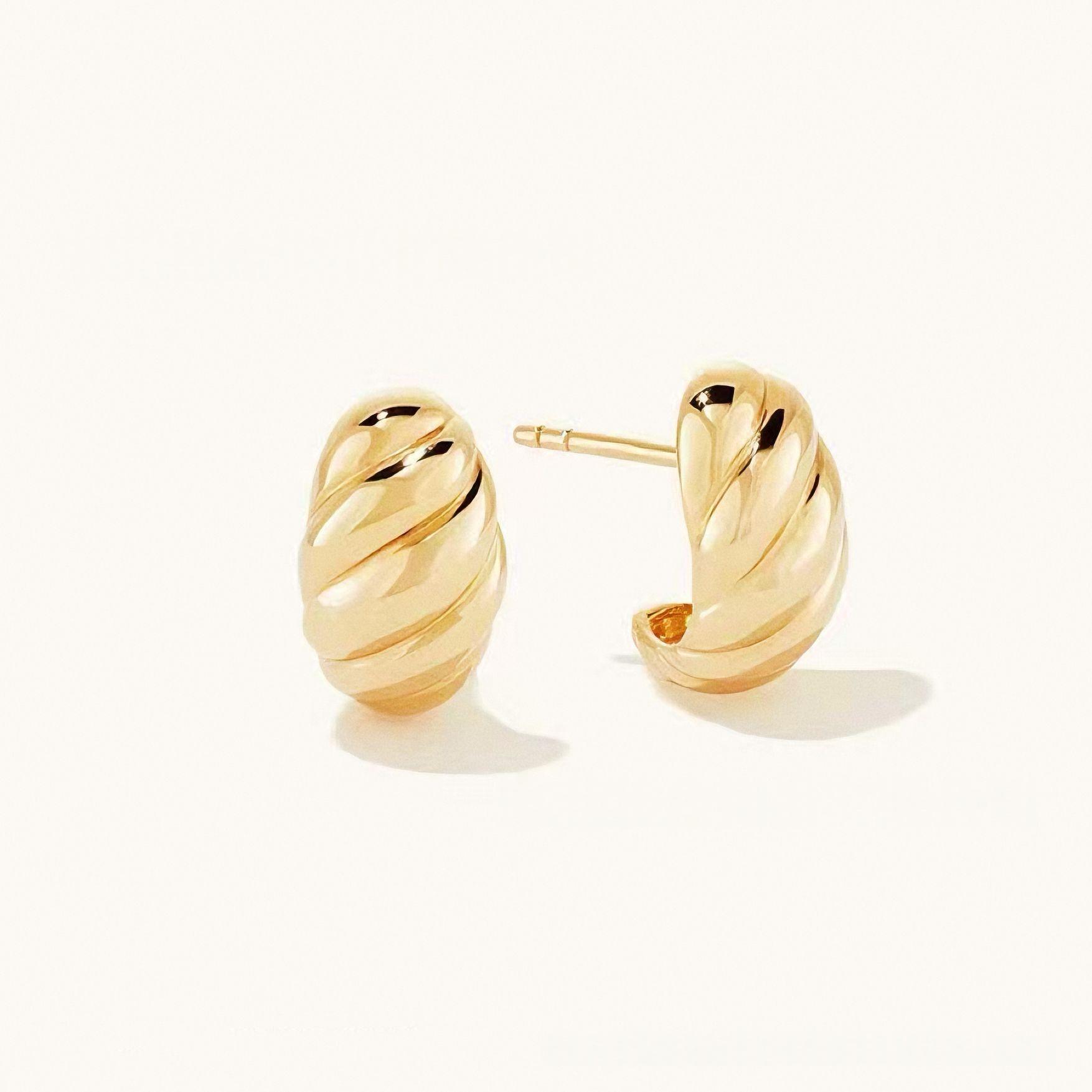 Retro 18K Gold plated Earrings For Women