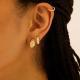 Retro 18K Gold plated Earrings For Women