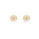 Micro-paved Zircon Flower Stud Earrings