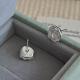 1pair 999 Sterling Silver Rose Stud Earrings, Minimalist Dainty Style, For Daily Wear & Casual Office Outfits