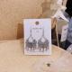 1pcs 999 Sterling Silver Boho Teardrop Drop Earrings, Vintage Ethnic Style, For Daily Wear & Casual Office Outfits