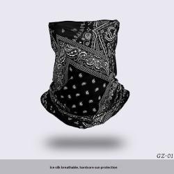 Sports Neck Protector Ice Silk Ear-loop Face Mask