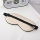 Double-sided Faux Silk Blackout Sleep Eye Mask With Elastic Band