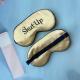 Double-sided Faux Silk Blackout Sleep Eye Mask With Elastic Band