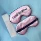 Double-sided Faux Silk Blackout Sleep Eye Mask With Elastic Band