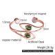 Womens Pure Copper Opal Magnetic Bracelet