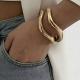 European And American Cross-Border Design-Driven Irregular Metal Bracelet