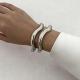 European And American Cross-Border Design-Driven Irregular Metal Bracelet
