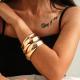 Fashionable Wide-band Multi-layer Minimalist Bracelet