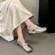 Womens Platform Flat Sandals With Thick Soles And Rounded Toe, Single-Sole Slippers