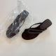 French Resort Style Woven One-strap Slide Sandals, 2026 Summer Flat Toe Clip Flip Flops, Vintage Womens Flip Flops