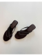 French Resort Style Woven One-strap Slide Sandals, 2026 Summer Flat Toe Clip Flip Flops, Vintage Womens Flip Flops