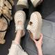 Sponge Cake Thick Bottom Fairy Style Half Slippers, Womens Outdoor Wear, Summer Mary Jane Burkon Cool Slippers