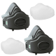 Half Face Gas Mask Cover PRO Respirator 3200 Dust Mask Safety 10 Filters For Sanding Woodworking