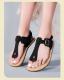 Womens Wooden-Grain Sandals With Non-Slip Soles