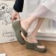 Thick Bottom Flip Flops For Women, Anti Slip And Odor Resistant High Heels, Beach Sandals For Women, Summer