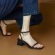 Coarse Heeled Sandals For Women, Summer Outerwear, New Style, Simple Temperament, Versatile Outerwear, Dress, Sandals