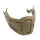 Tactical Helmet Half Face Mask Outdoor Tactics Folding