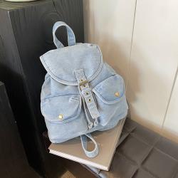 New Stylish Large-capacity Denim Womens Backpack