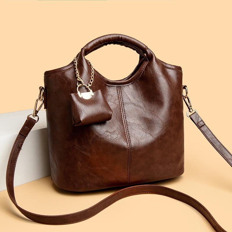 Womens Retro All-Match Shoulder Crossbody Bag