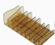 Eye shadow box storage rack-transparent yellow-PS-1 piece - Option1