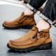 Hand-stitched Casual Cotton-lined Dr Martens Boots For Fall And Winter