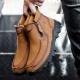 Hand-stitched Casual Cotton-lined Dr Martens Boots For Fall And Winter