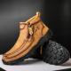Hand-stitched Casual Cotton-lined Dr Martens Boots For Fall And Winter