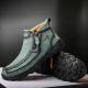 Hand-stitched Casual Cotton-lined Dr Martens Boots For Fall And Winter