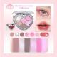 Eyeshadow And Lip Gloss Palette For Everyday Natural Makeup
