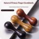 Fingertip Dumbbell Wooden Hand Toy Promotes Finger Dexterity And Joint Relaxation