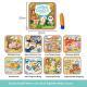 Babys Busy Magical Water Drawing Book For Kids Tear-Resistant Baby Book