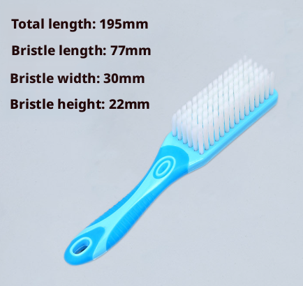 Long-handled clothes brush-blue-1 pack * patent - Option1