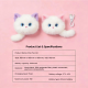 AI Naughty Cat   Smart Interactive Electronic Pet Plush Toy, Cute Doll, Birthday Gift & Trendy Pendant