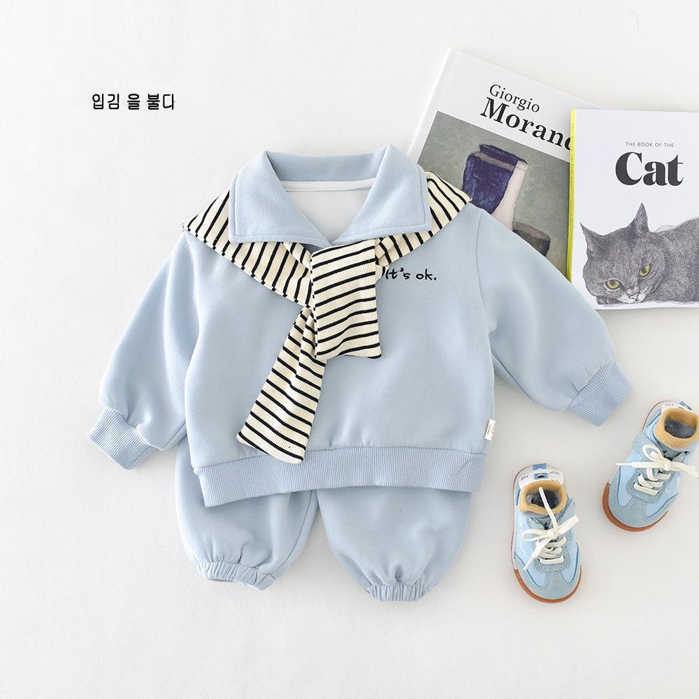 Baby Long-sleeve Top And Pants Set