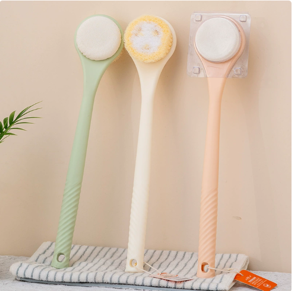 Bath towel, double-sided scrubbing brush-green-1 piece - Option1