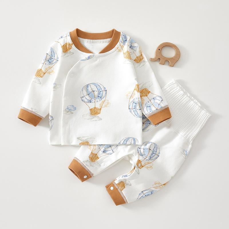 Baby Set Spring Autumn High-Waisted Pure Cotton Class A Set