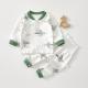 Baby Set Spring Autumn High-Waisted Pure Cotton Class A Set