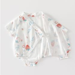 Baby Bamboo Cotton Summer Outfit Triangular Romper Made Of Bamboo Fiber