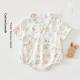Baby Bamboo Cotton Summer Outfit Triangular Romper Made Of Bamboo Fiber