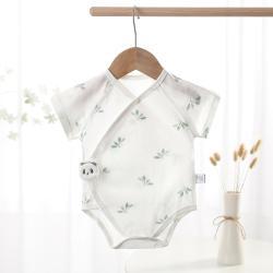 Pure Cotton Newborn One-piece Baby Clothes, Short Sleeves