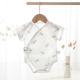 Pure Cotton Newborn One-piece Baby Clothes, Short Sleeves
