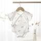 Pure Cotton Newborn One-piece Baby Clothes, Short Sleeves
