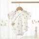 Pure Cotton Newborn One-piece Baby Clothes, Short Sleeves