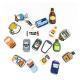 Random Lot Of 25 Pcs PVC Shoe Charms Different Food Candy And Drink Bottle Shoe Decoration