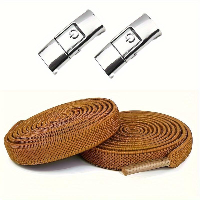 Stretch No Tie Shoelaces  Magnetic No Tie Shoelaces Magnetic Shoe Strings,Shoelaces Magnetic Lock Flat Elastic No Tie For Easy Fastening