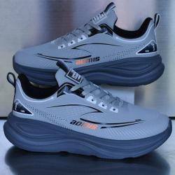 Waterproof Leather Upper Soft Sole Non-slip Lightweight Shock-absorbing Athletic Shoes